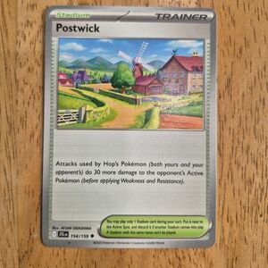 QTY 5 Pokemon Postwick Stadium Trainer Card